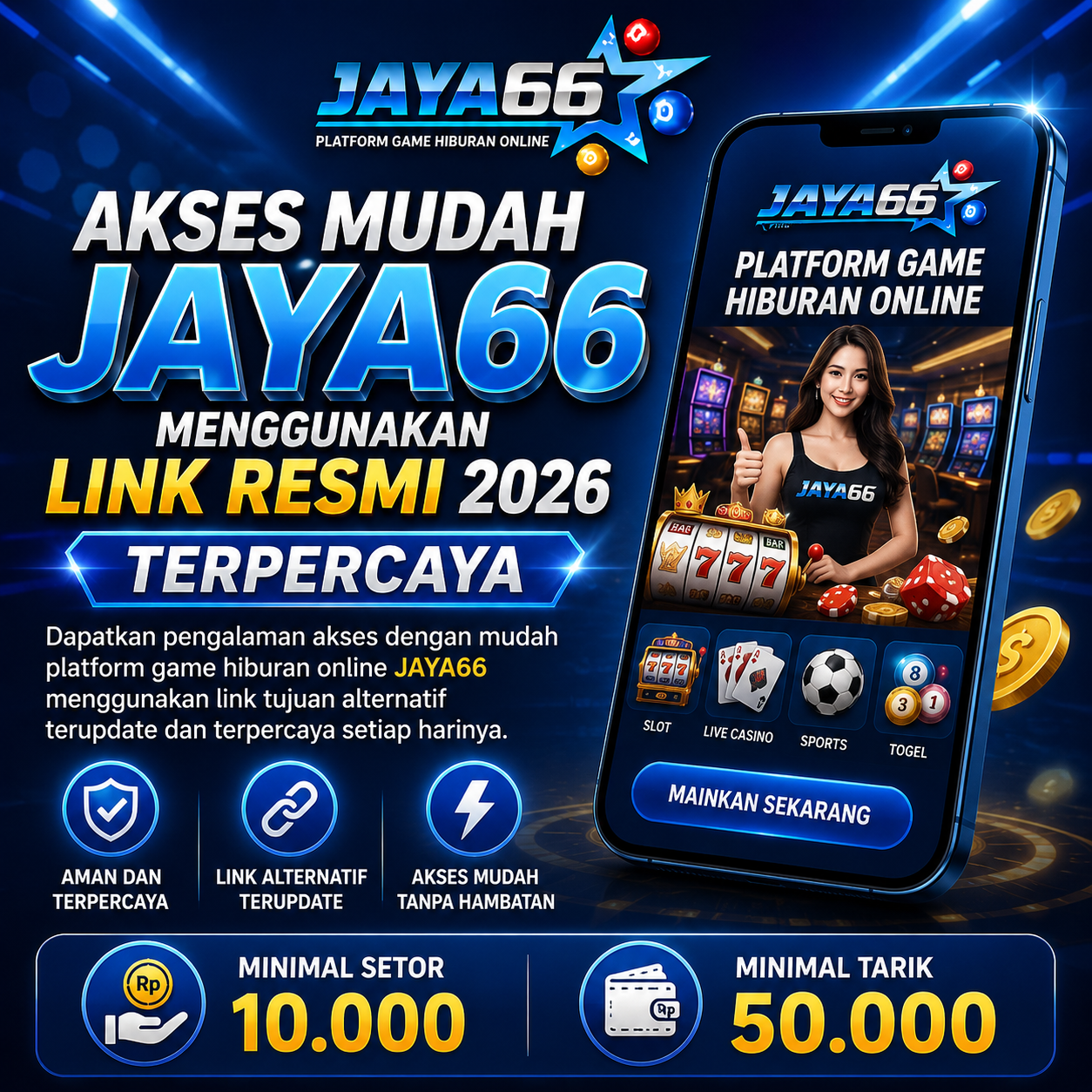 Akses Mudah JAYA66 Menggunakan Link Resmi 2026 Terpercaya